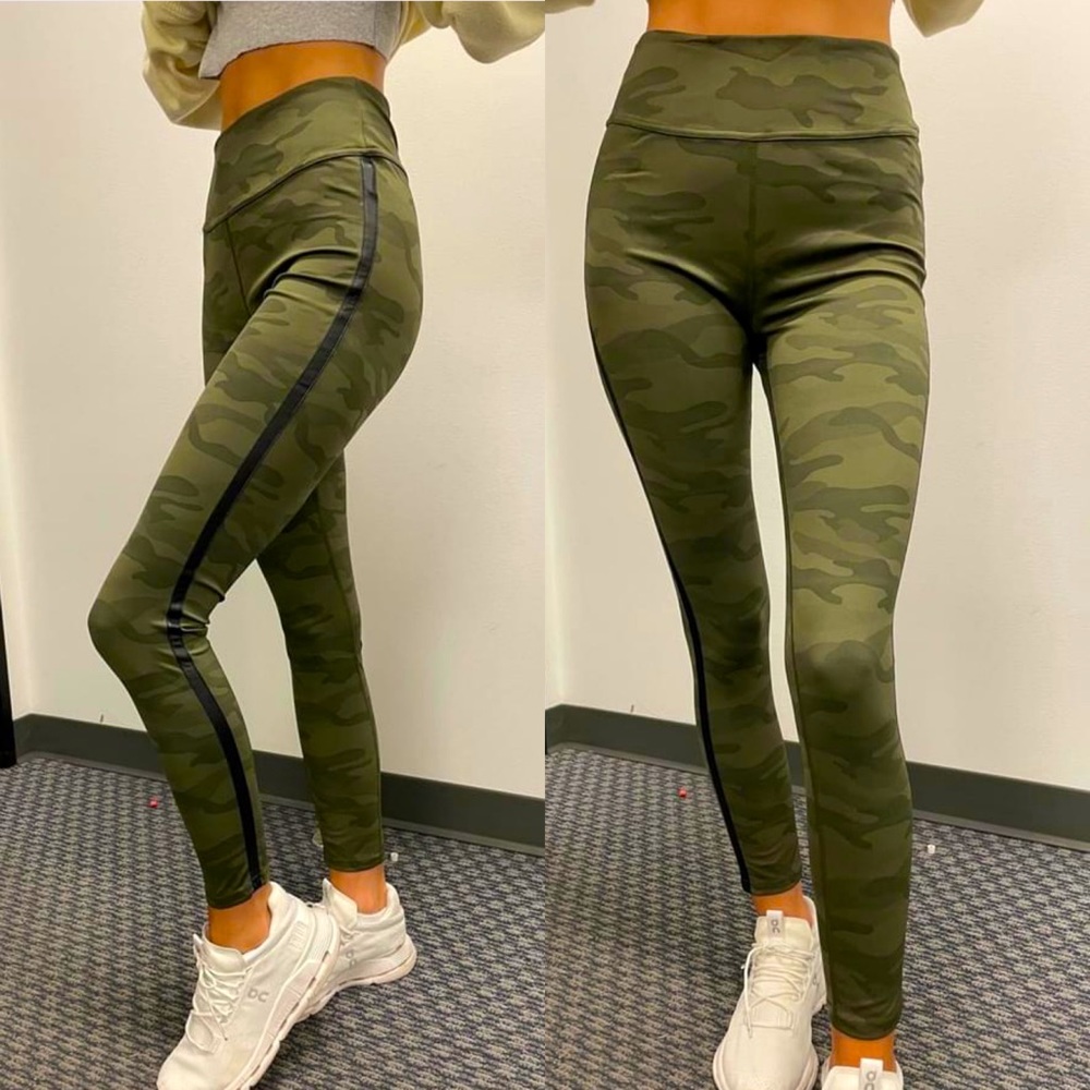 Olive Camouflage Leggings